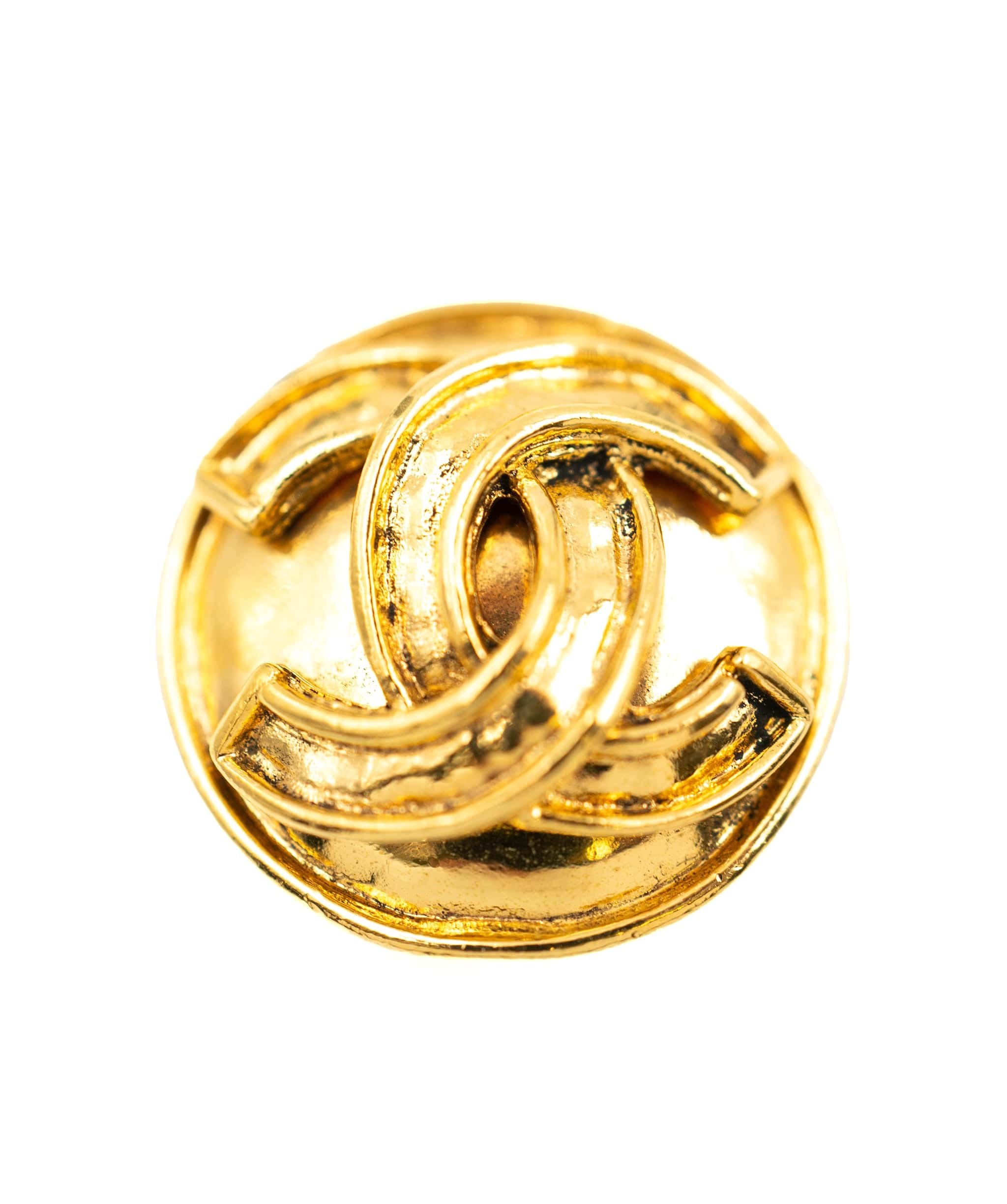 Chanel Chanel CC GOLD earrings clip on ASL4302