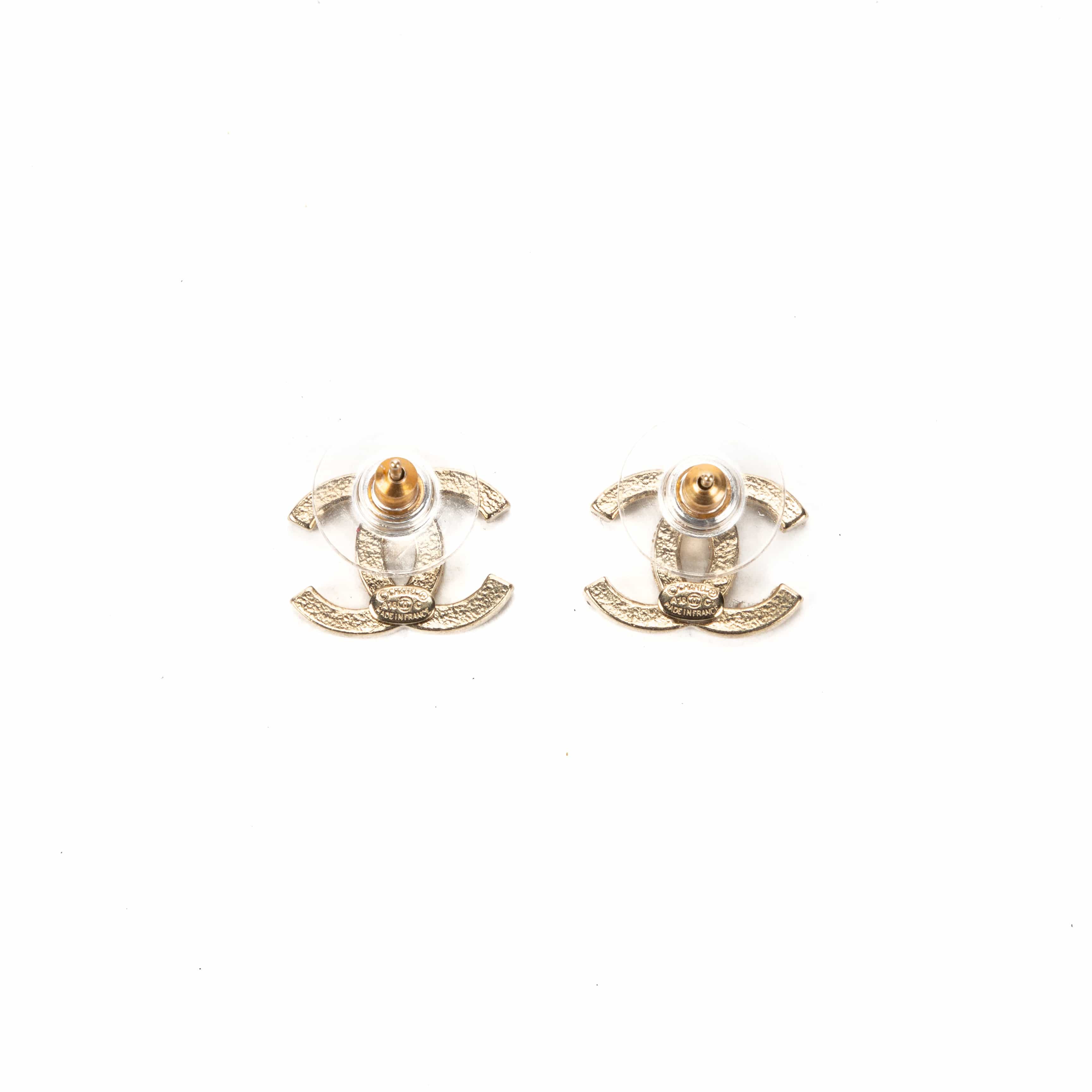 Chanel Chanel CC logo Crystal Earrings- AWL1266