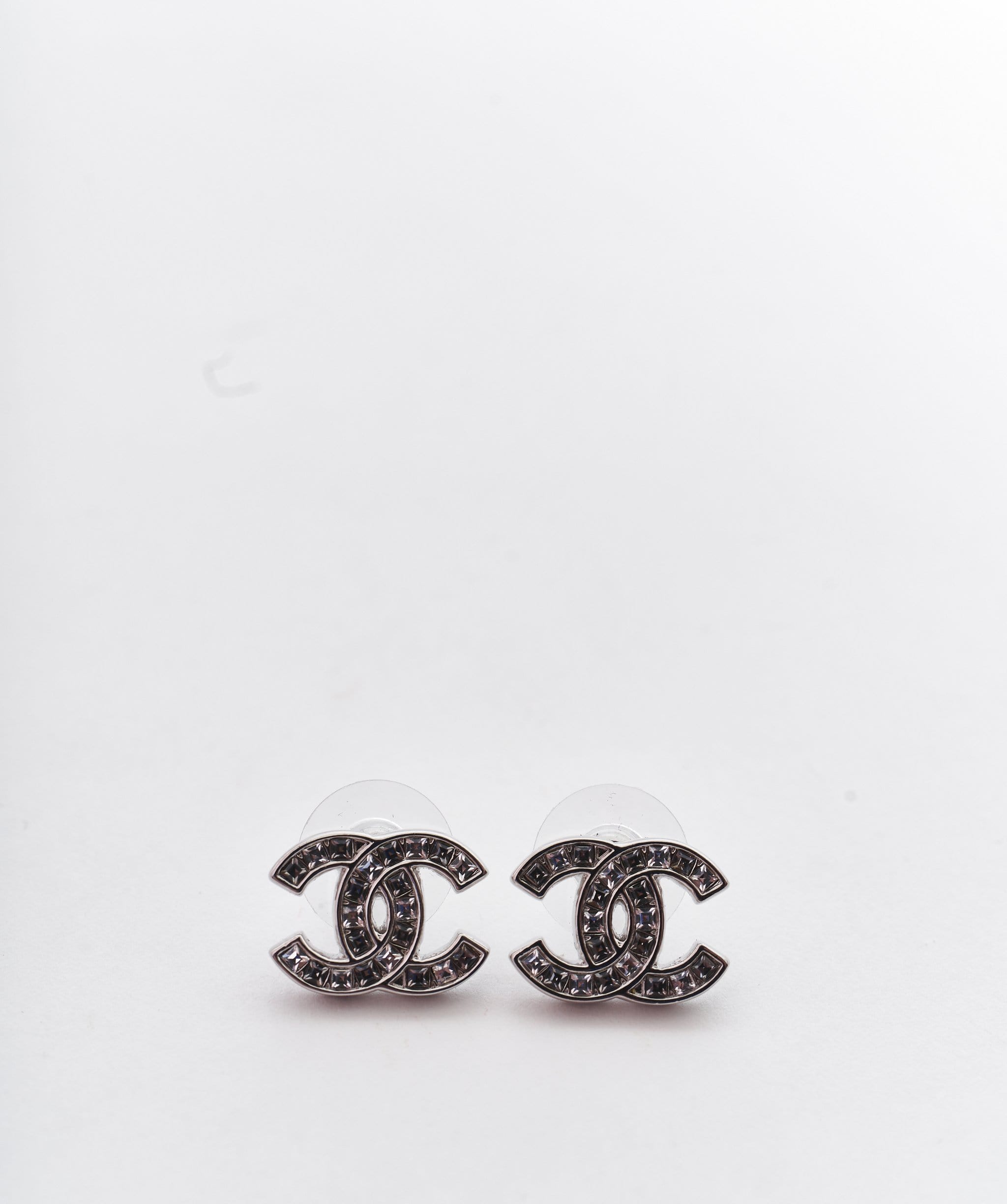 Chanel Chanel CC Radiant cut diamante earrings