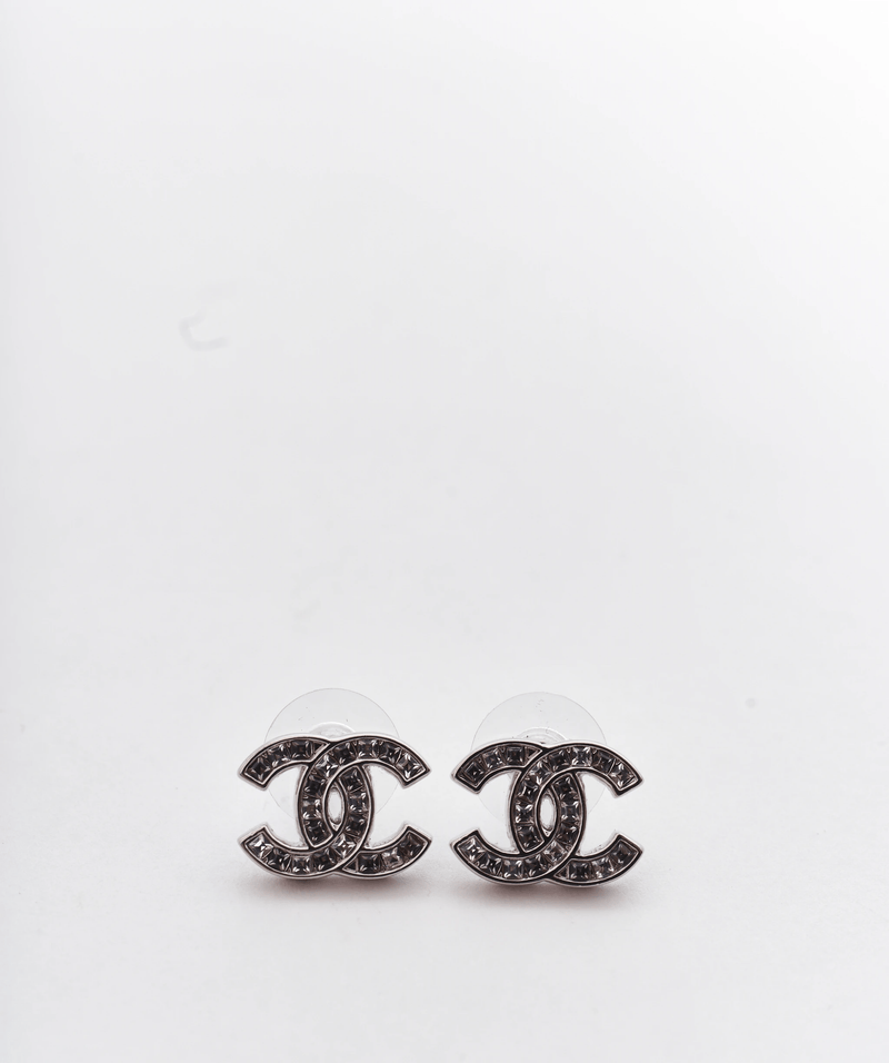 Chanel Chanel CC Radiant cut diamante earrings