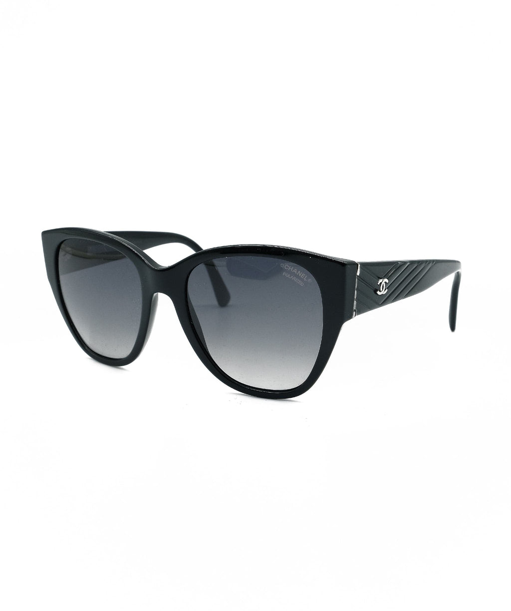 Chanel Classic Black Sunglasses REC1298