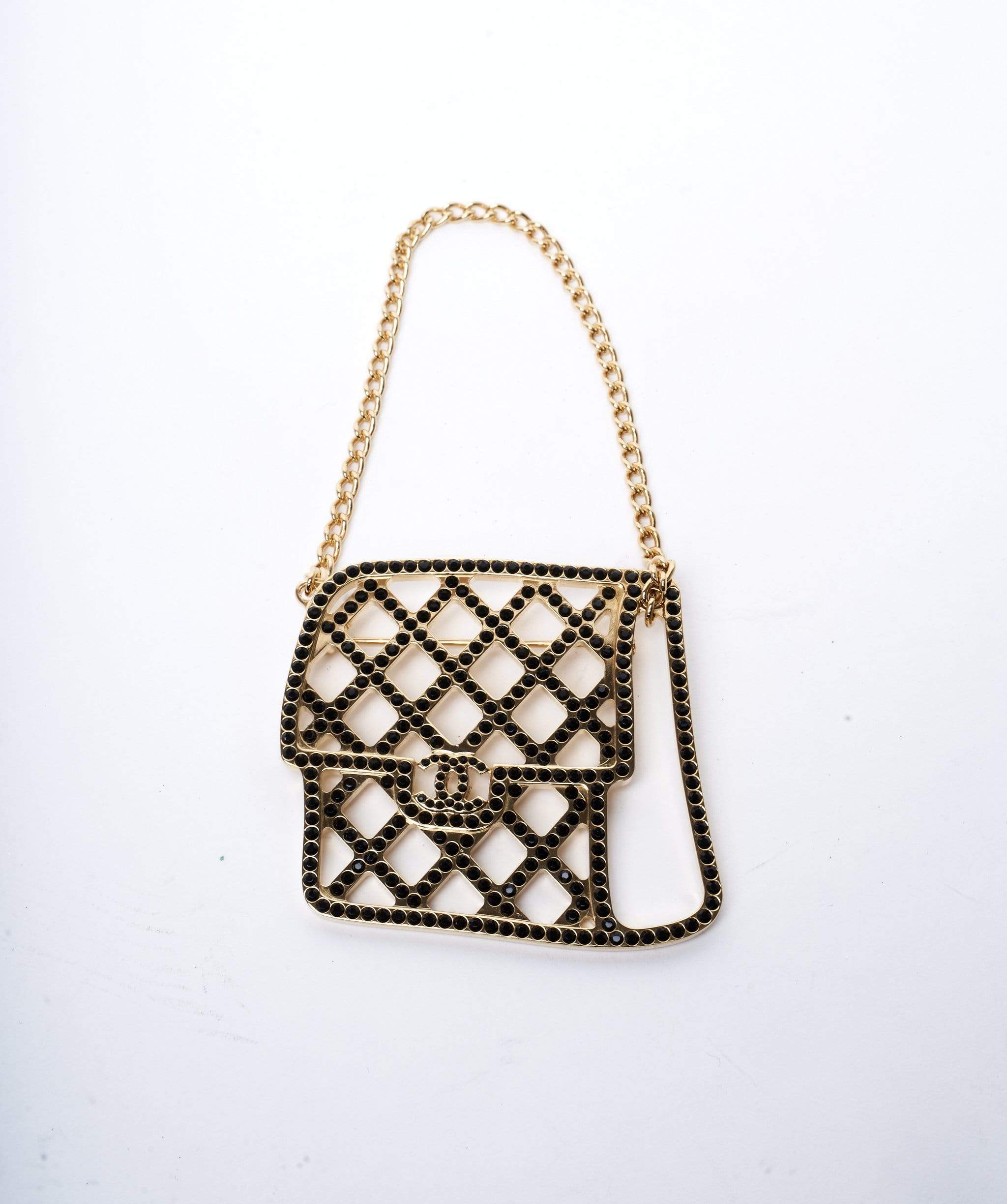 Chanel Chanel Classic Flap Bag Rhinestone Brooch