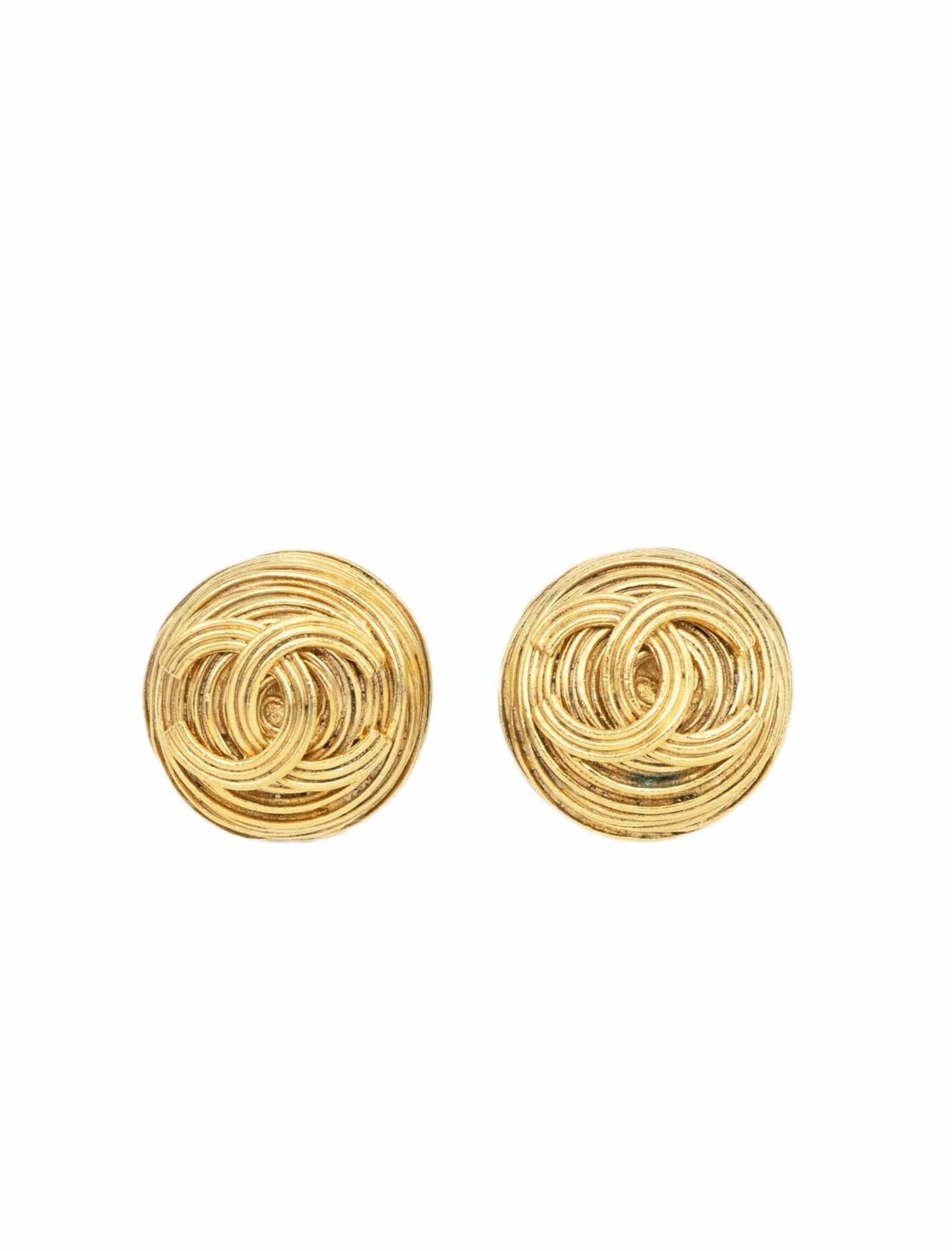 Chanel Chanel clip on earrings CC logo letter ASL2773