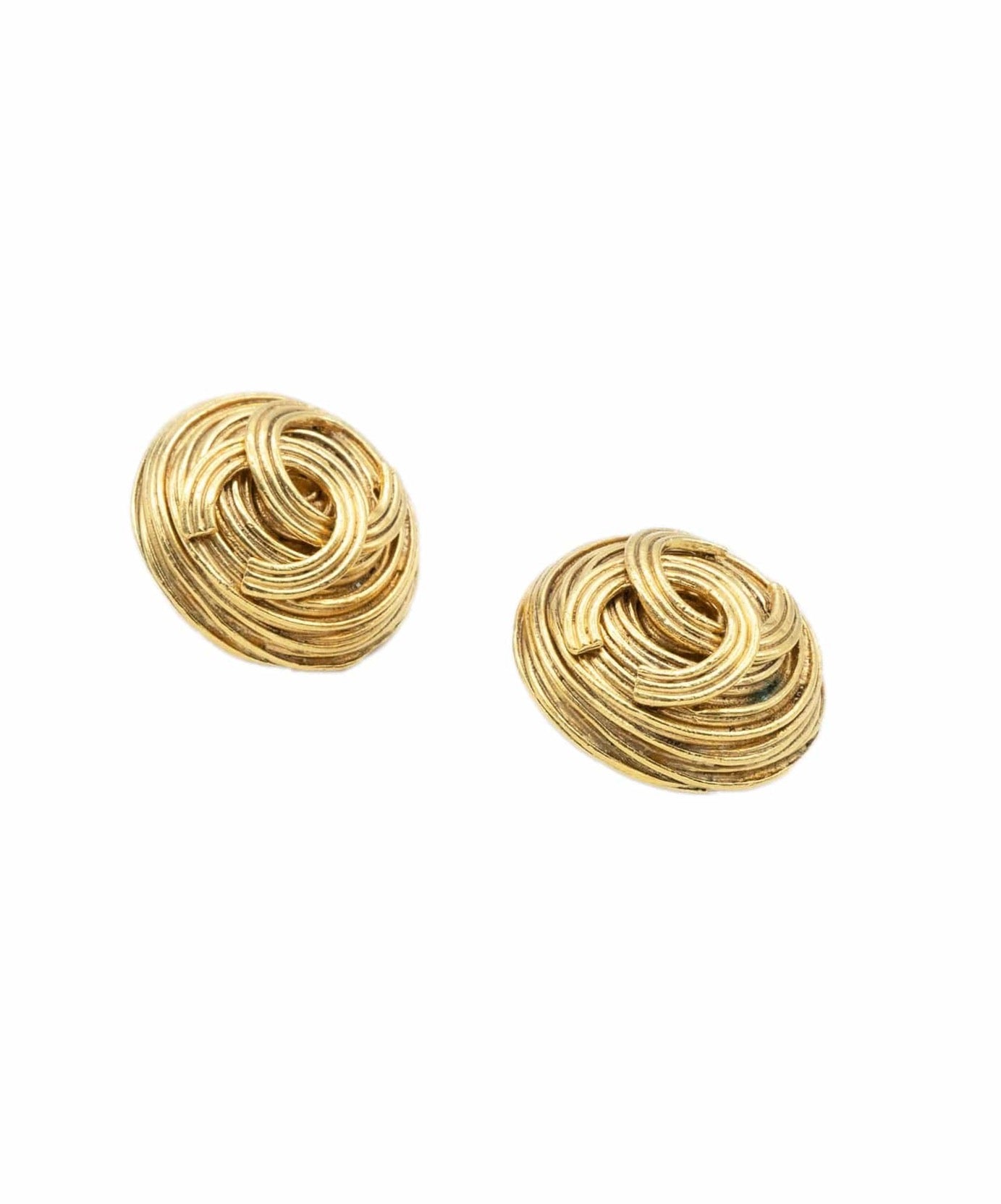 Chanel Chanel clip on earrings CC logo letter ASL2773