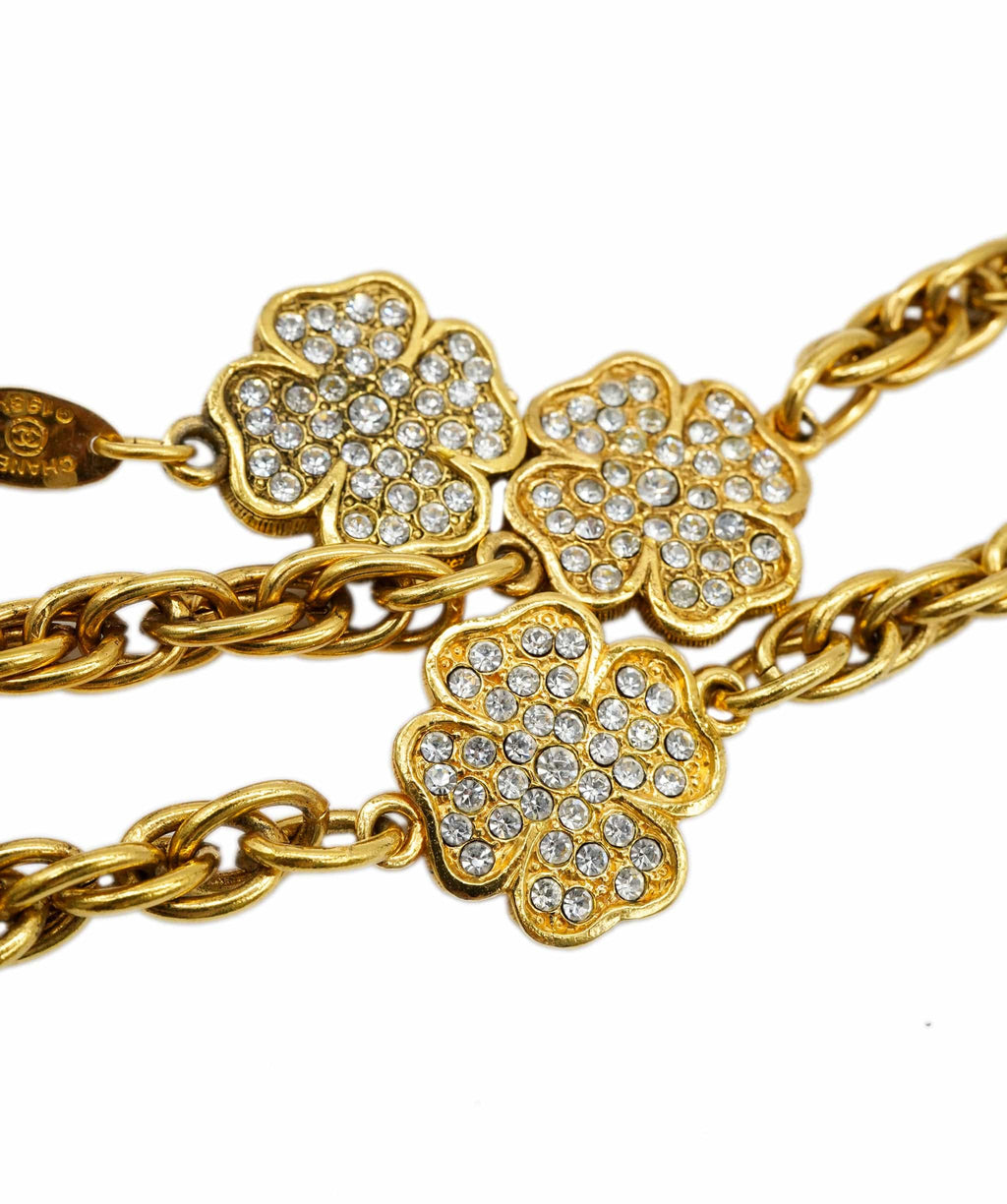 Chanel clover medallion belt from 1984 AEL1173 LuxuryPromise