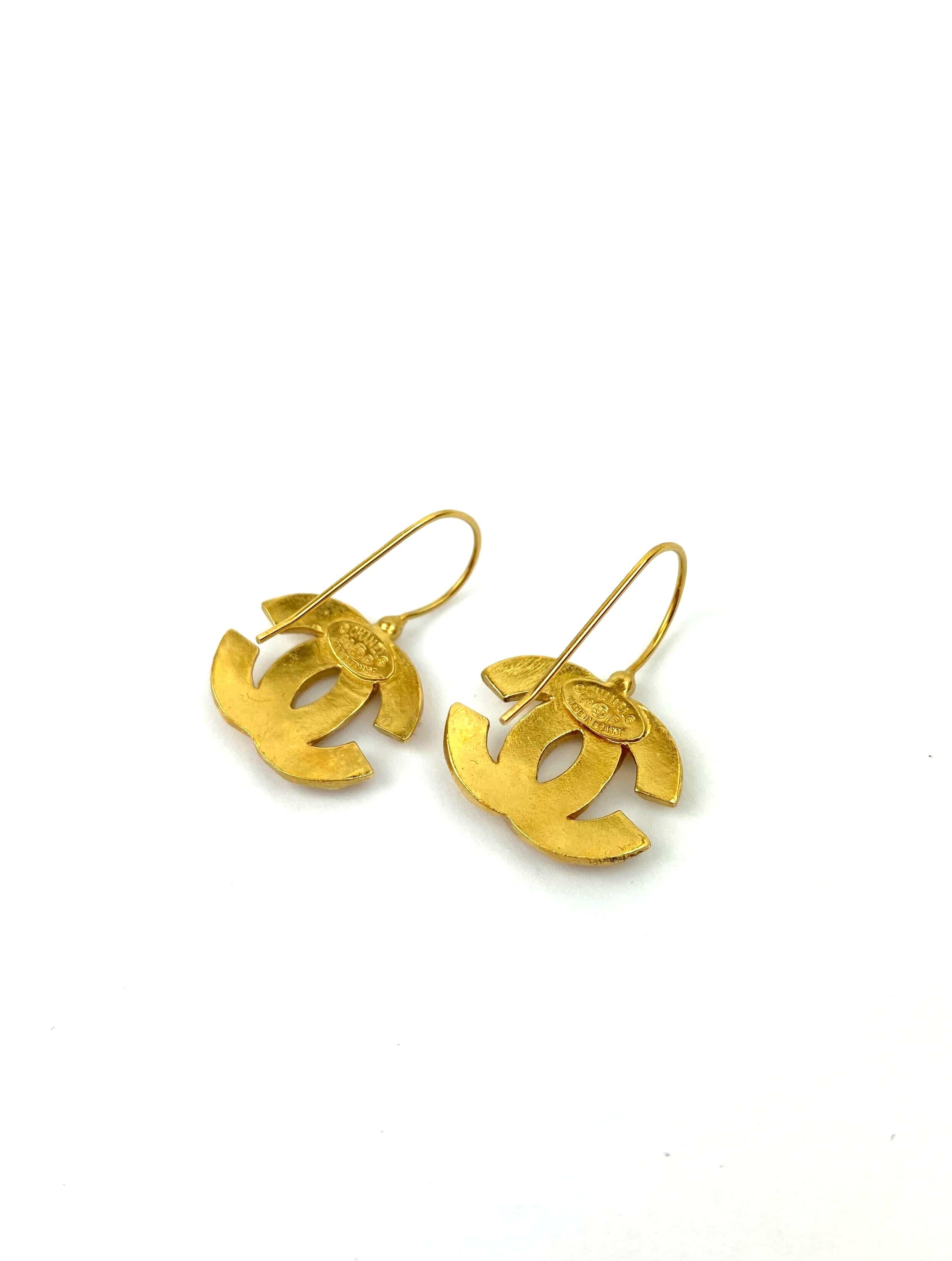 Chanel Chanel Coco Gold Earrings ASL2686