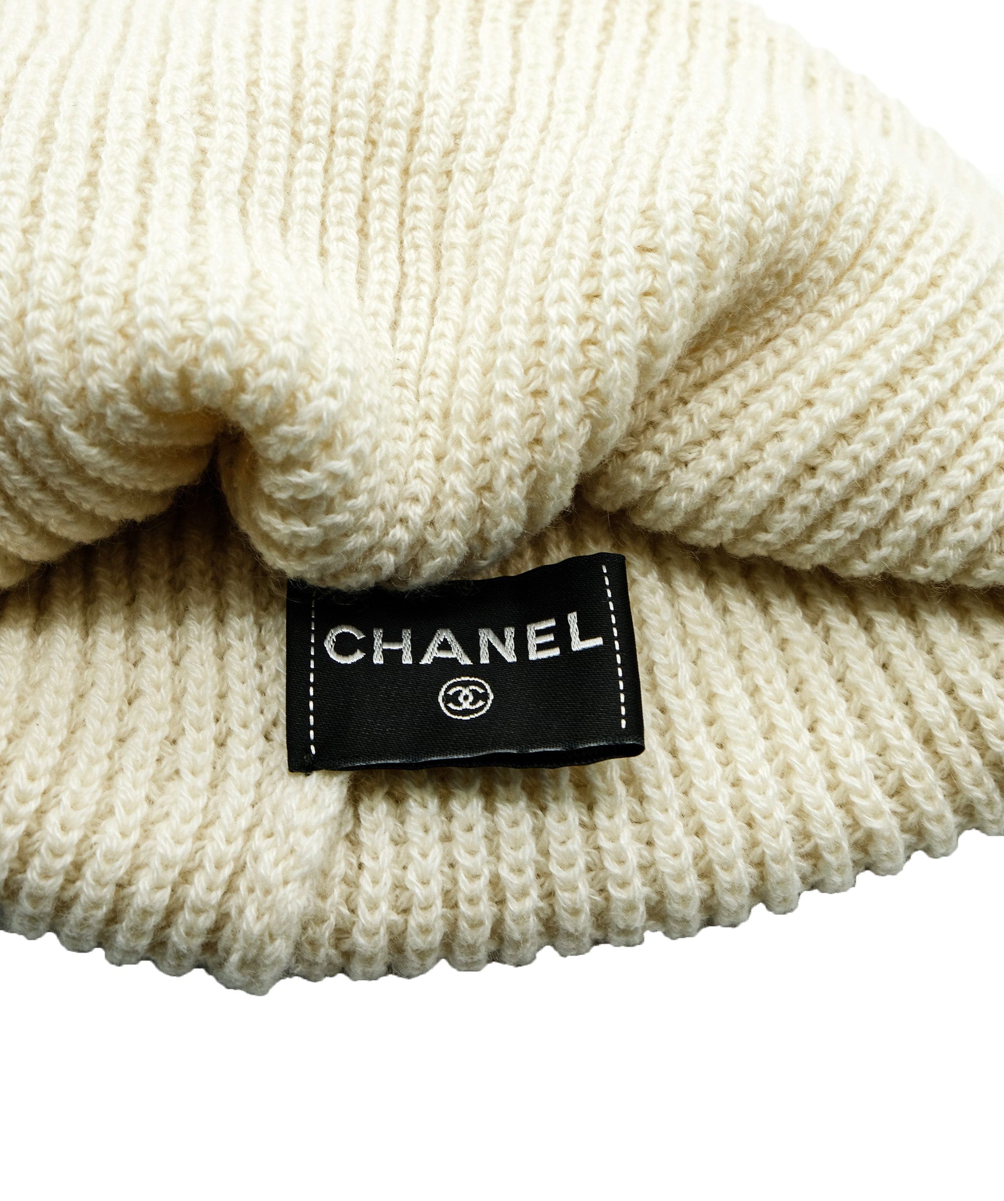 Chanel Chanel Cream Beanie RJC1577