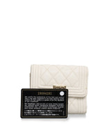 Chanel Chanel Cream Caviar Leather Wallet GHW  - AGL1434