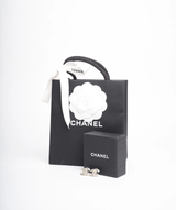 Chanel Chanel cut out and crystal gold earrings