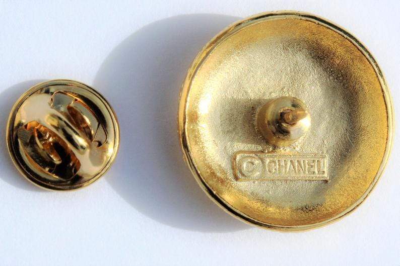 Royal Blue Gold Chanel Button – O3MGDesigns
