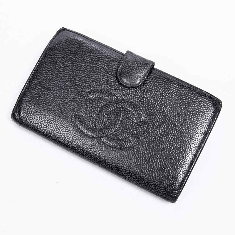 Chanel Chanel Font Logo Long Bi-Fold Wallet - AWL1271