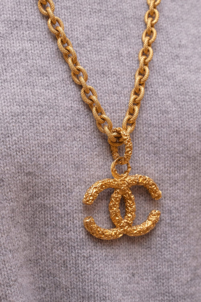 Chanel Chanel Gold CC Chain Necklace - AGL1670