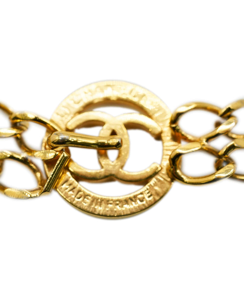 Chanel Chanel Gold CC Medallion Belt - AGL1955