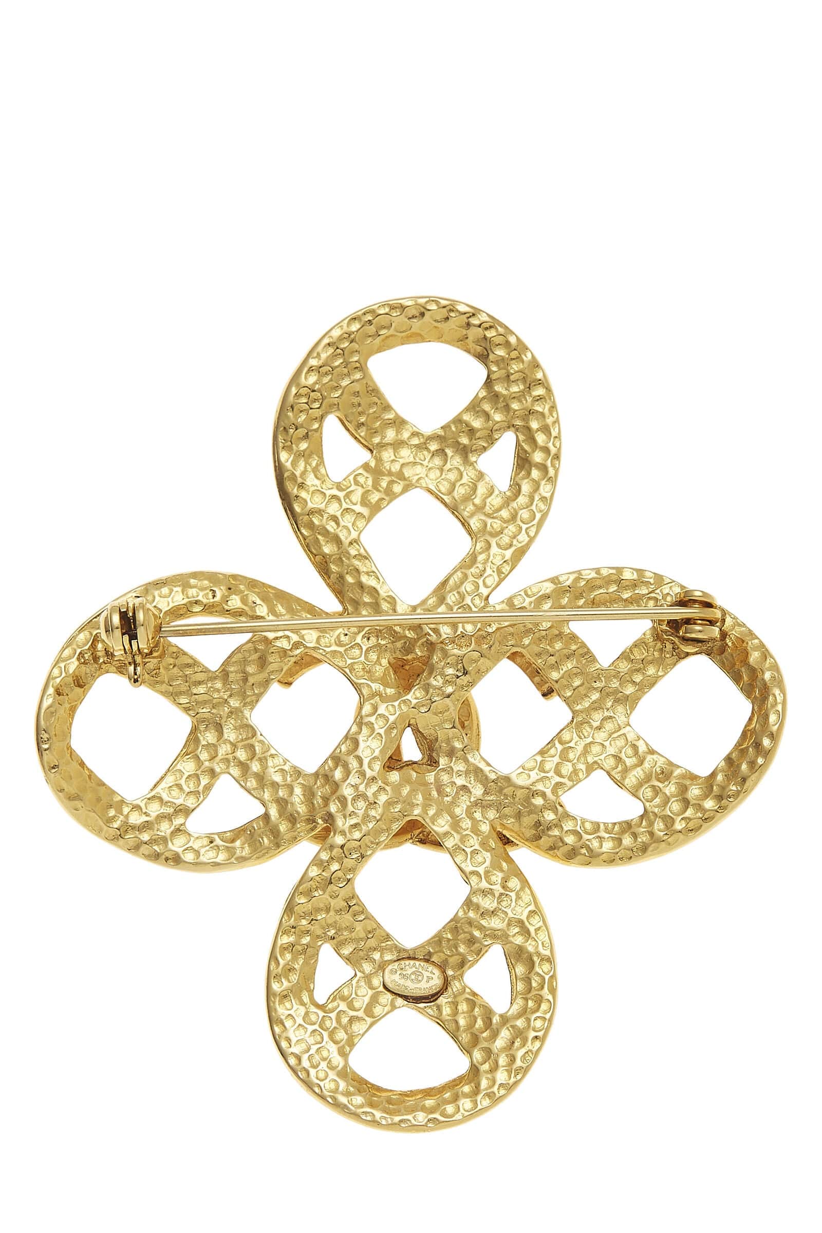 Chanel Chanel Gold Cconcross Pin Q6J1ZH17DB000
