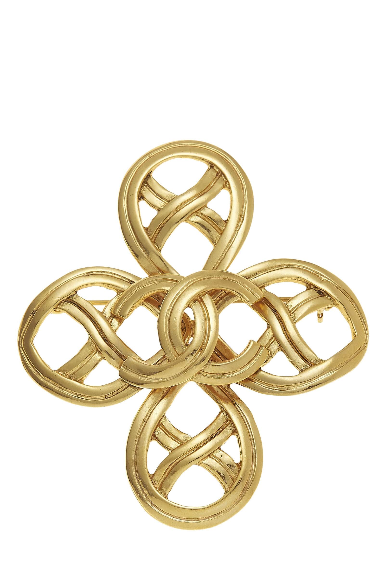 Chanel Chanel Gold Cconcross Pin Q6J1ZH17DB000