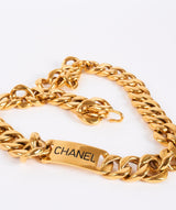 Chanel Chanel Gold Chain Logo Belt