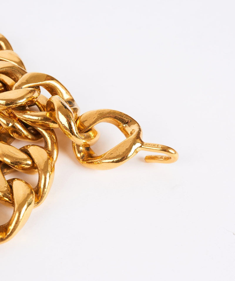 Chanel Chanel Gold Chain Logo Belt