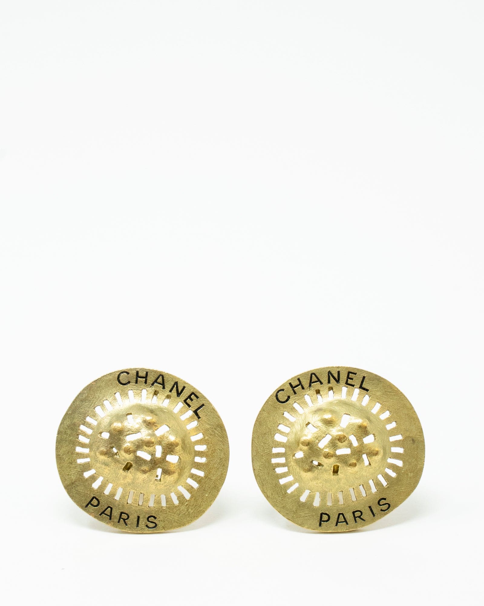 Chanel Chanel Gold Clip On Earrings - ASL2079