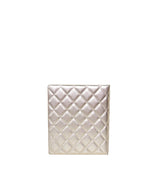 Chanel Chanel Gold Leather Quilted Notepad - AGL1266