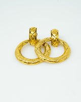 Chanel Chanel Gold Loop Clip-on Earrings ASL2460