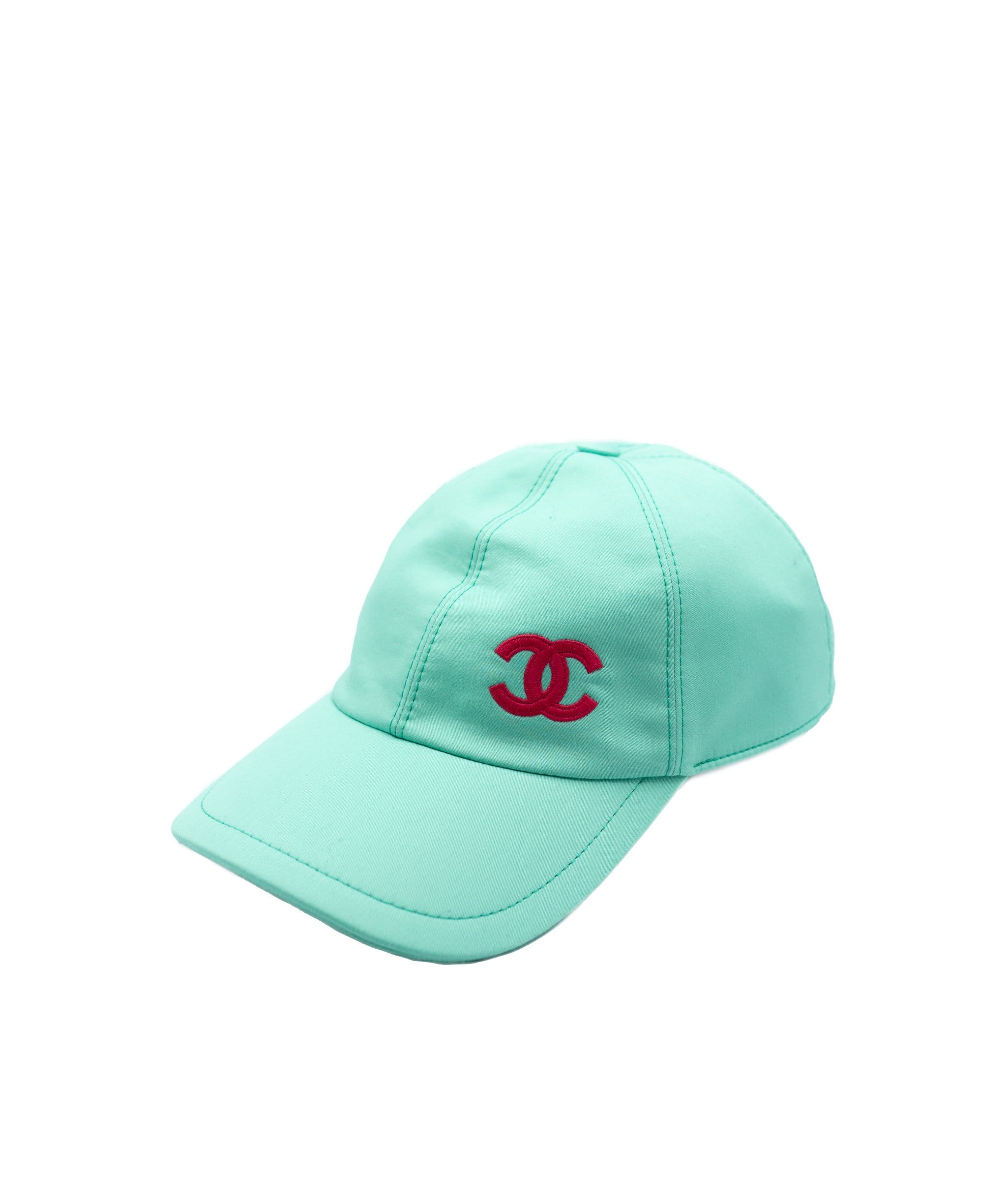 Chanel Chanel Green and Pink Cap