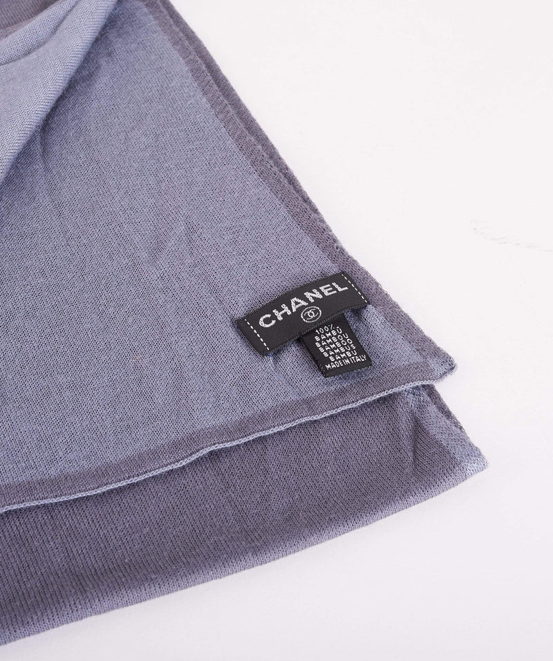 Chanel Chanel Grey Scarf