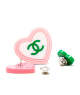 Chanel Chanel Heart Pins set of 3 ASL3938