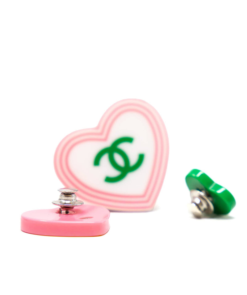 Chanel Chanel Heart Pins set of 3 ASL3938