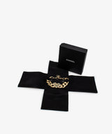 Chanel Chanel Heart Rhinestone Chain Bracelet