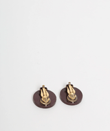 Chanel Chanel leather/resin earring