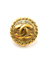 Chanel Chanel Logo Sunburst Earrings ASL2455
