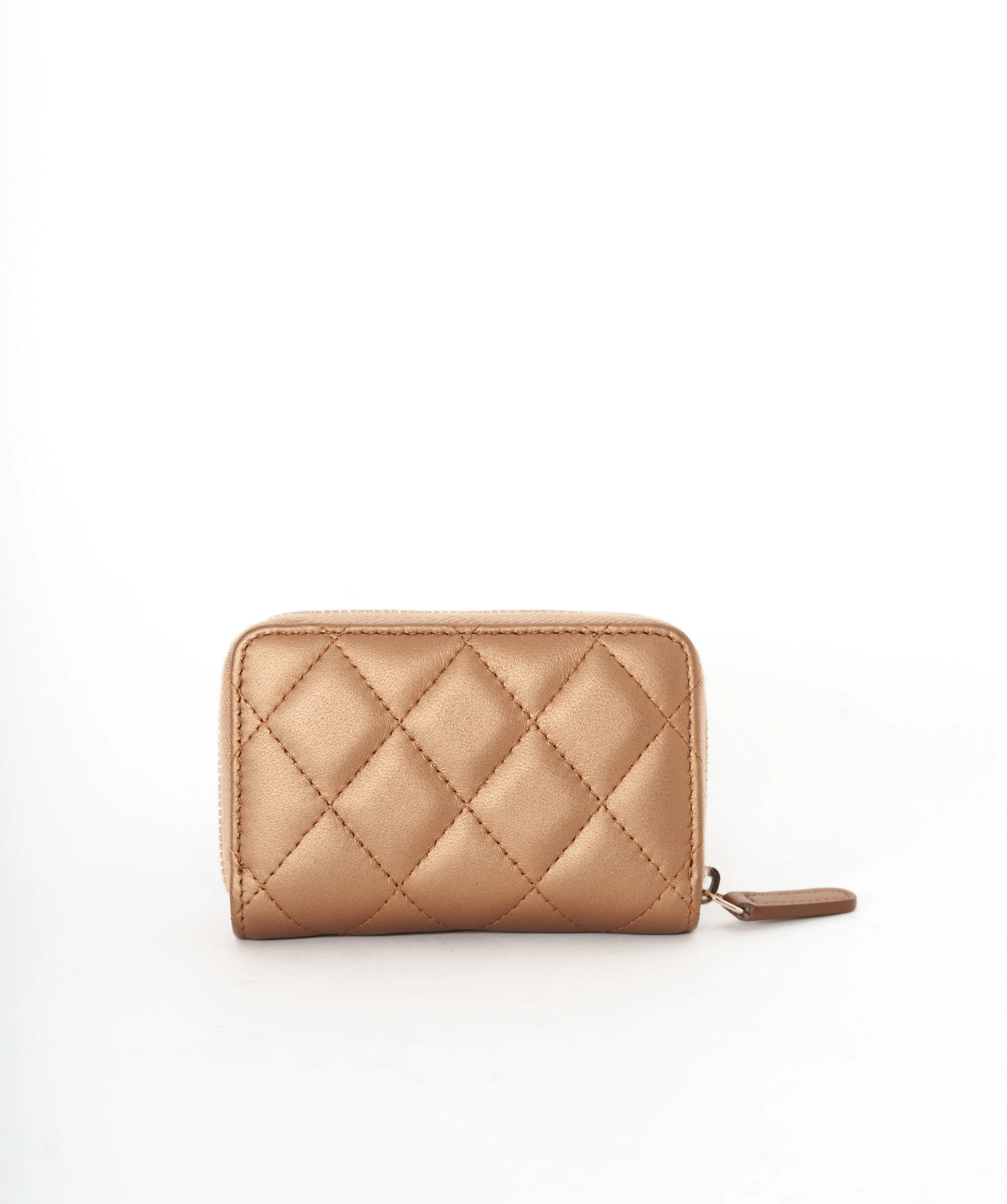 Chanel Chanel Metallic Bronze Mini Wallet