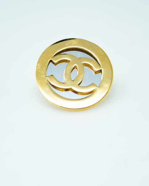 Chanel safety pin logo dangle brooch - AWC1743 – LuxuryPromise