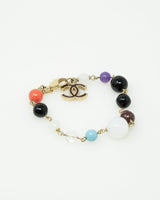 Chanel Chanel Multicolour Glass Bead Double Strand Necklace & Bracelet Set - AWL2480