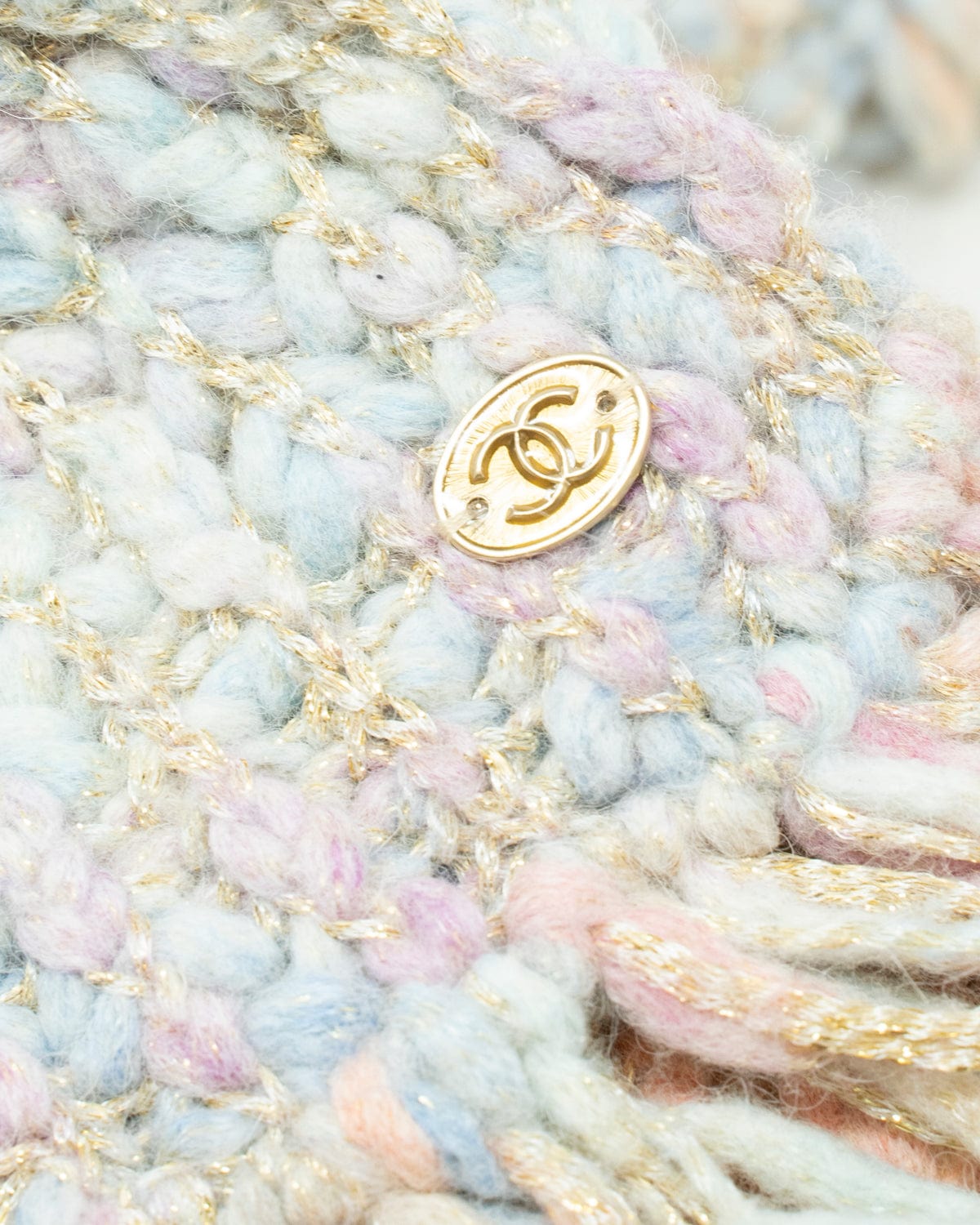 Chanel Chanel Multicolour Knit Scarf - ASL2103