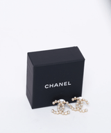 Chanel Chanel pearl, crystal and bobbled crystal xlarge stud earrings