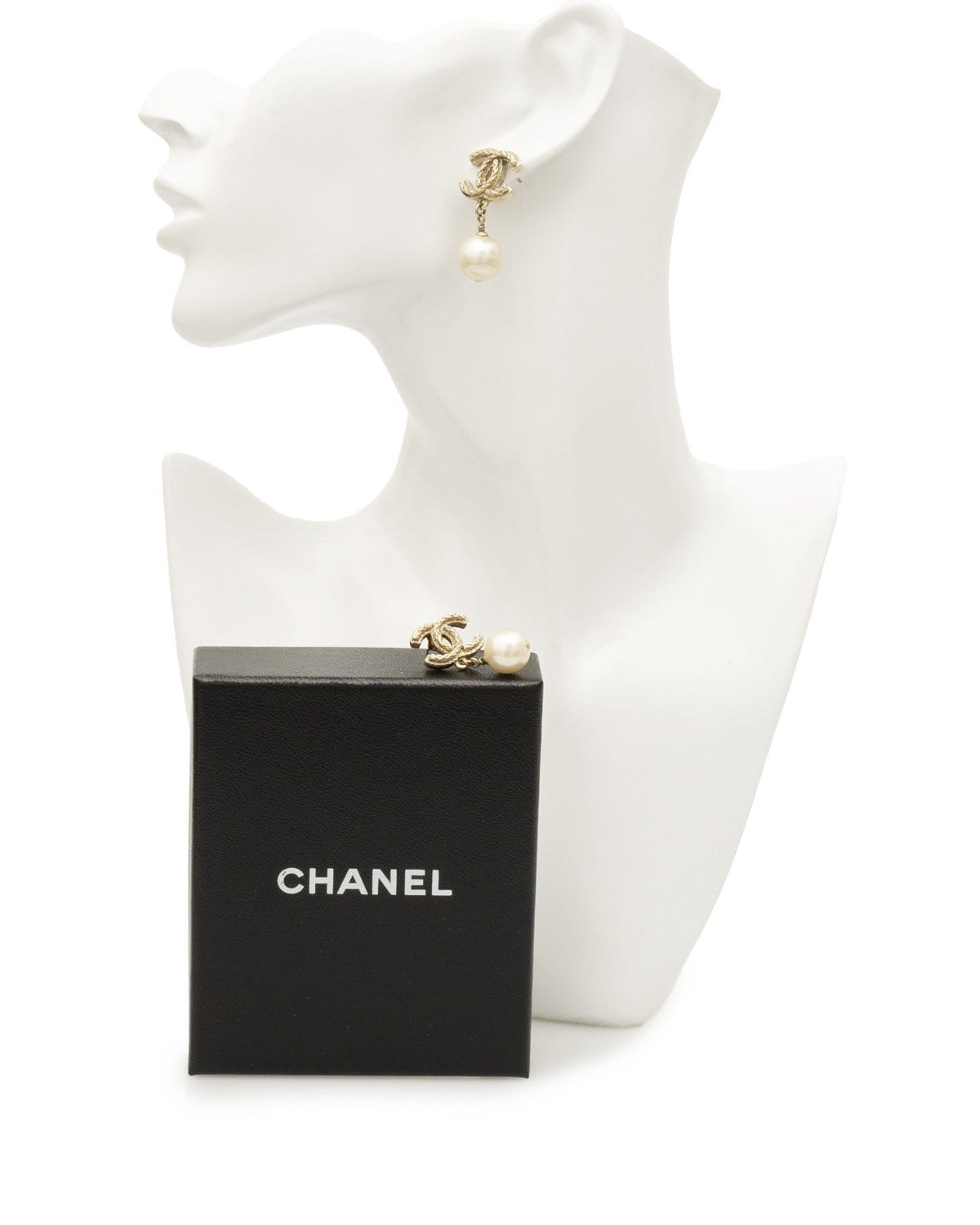 Chanel Chanel Pearl Drop CC Earrings - AWL2060
