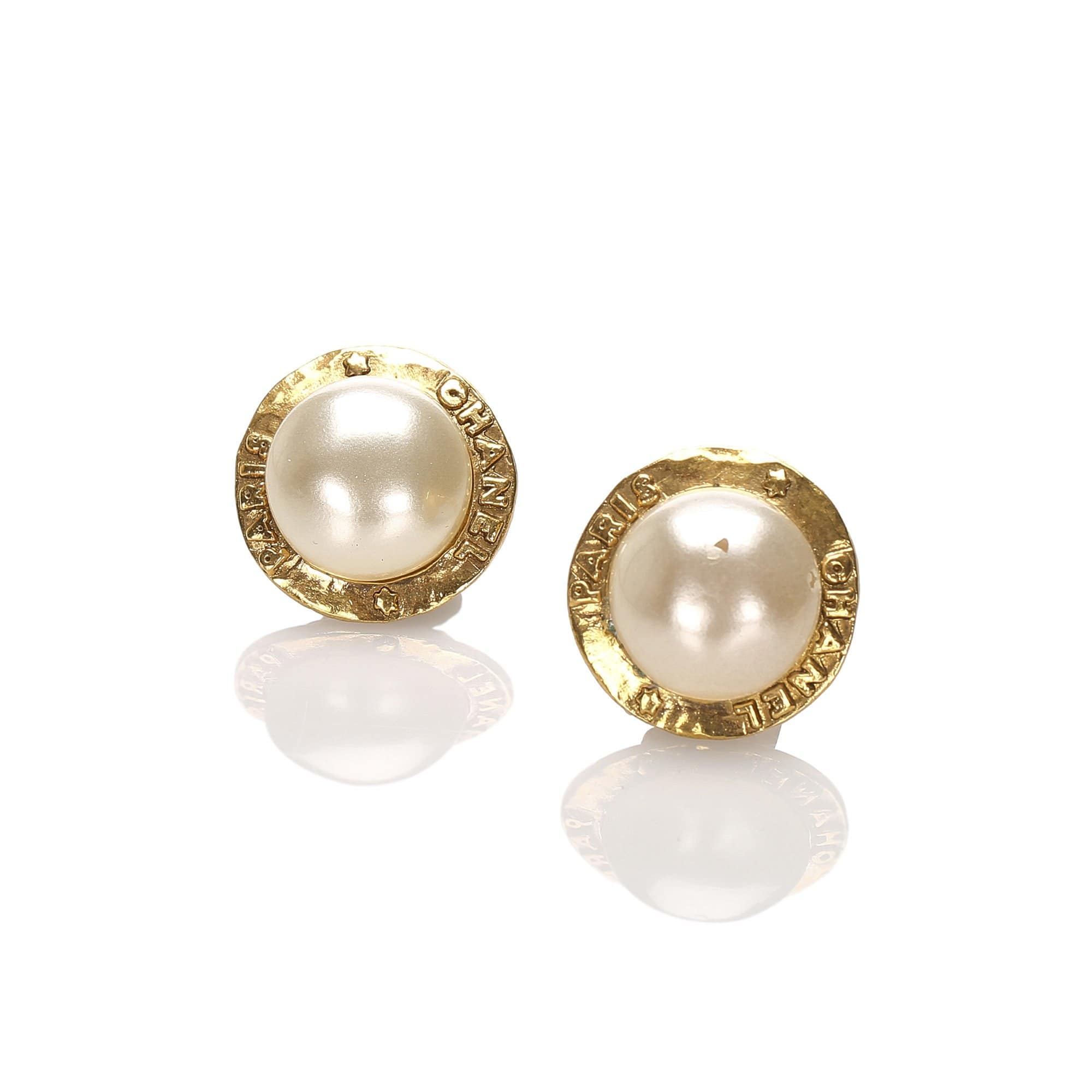 Chanel Chanel pearl faux earrings 0ICHCE001 - AWL1235