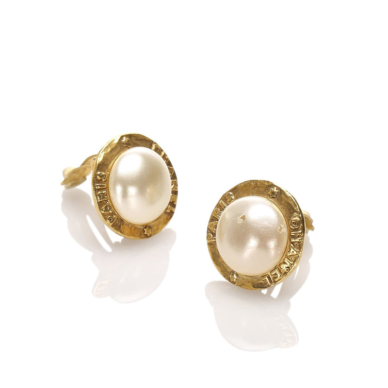Chanel Chanel pearl faux earrings 0ICHCE001 - AWL1235