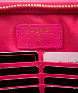 Chanel Chanel pink CHA - NEL wristlet - AWC1425