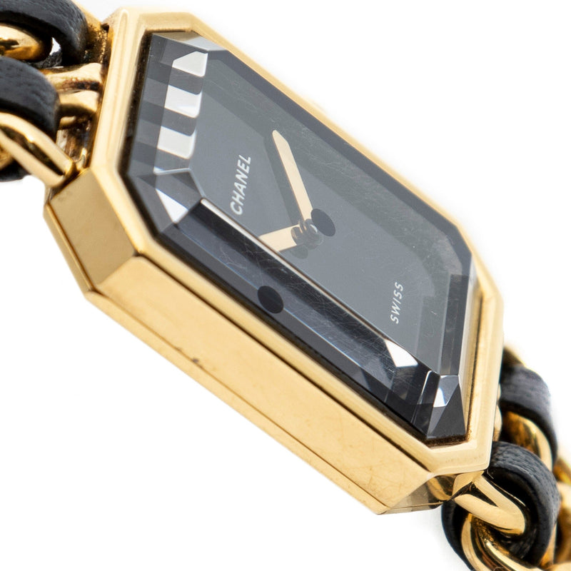 Watch Chanel Première Rock Gold | Première H5584 Steel - Mirror Dial -  Steel and Golden Fabric Chain Bracelet