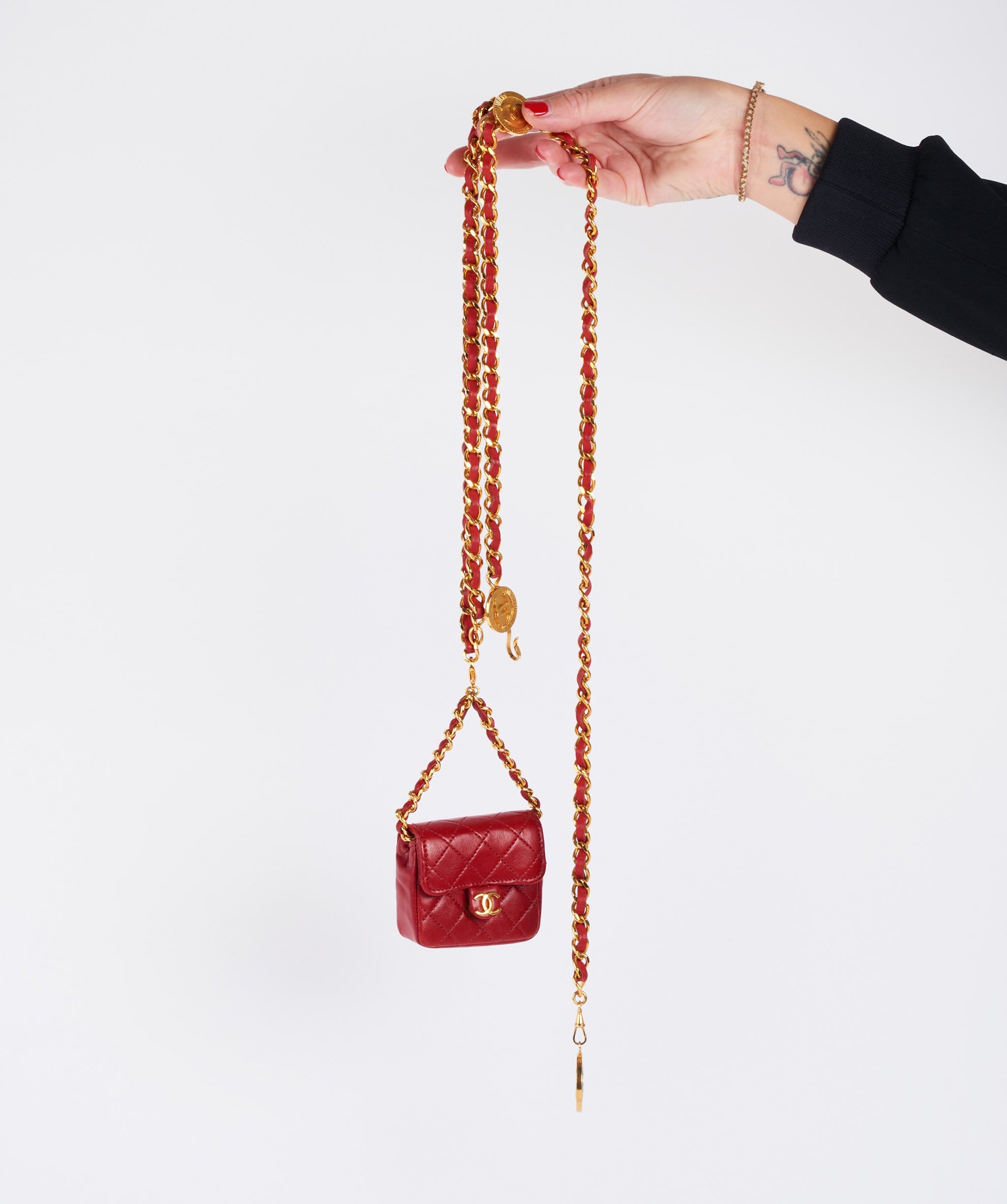 Chanel Chanel Red Belt Bag