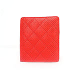 Chanel Chanel Red Perforated Wallet
