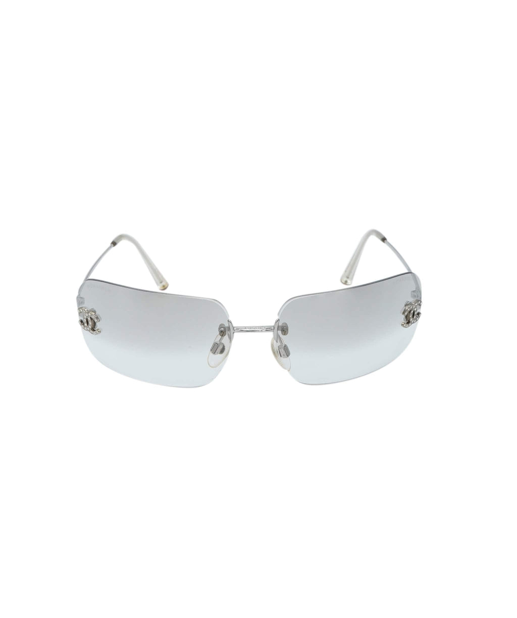 Chanel Rhinestone Sunglass Gray ASL6960 – LuxuryPromise