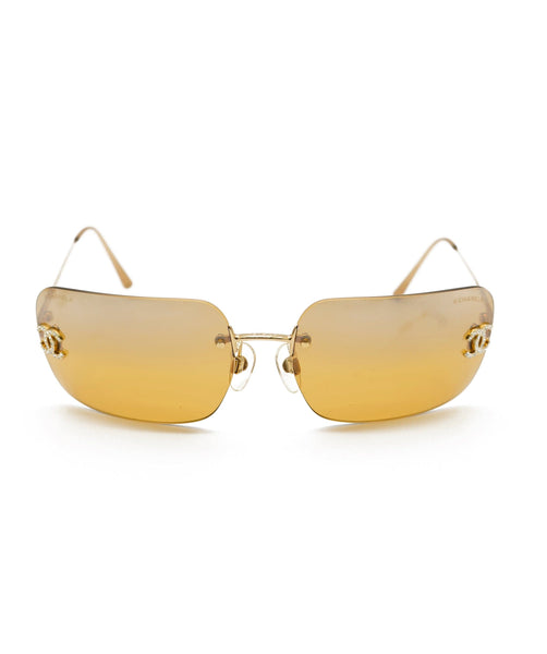 Chanel Rhinestone Sunglasses Blue ASL6419 – LuxuryPromise