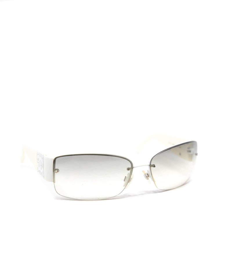 Chanel Rhinestone Sunglasses White ASL3798 – LuxuryPromise