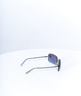Chanel Chanel rimless blue crystal CC glasses