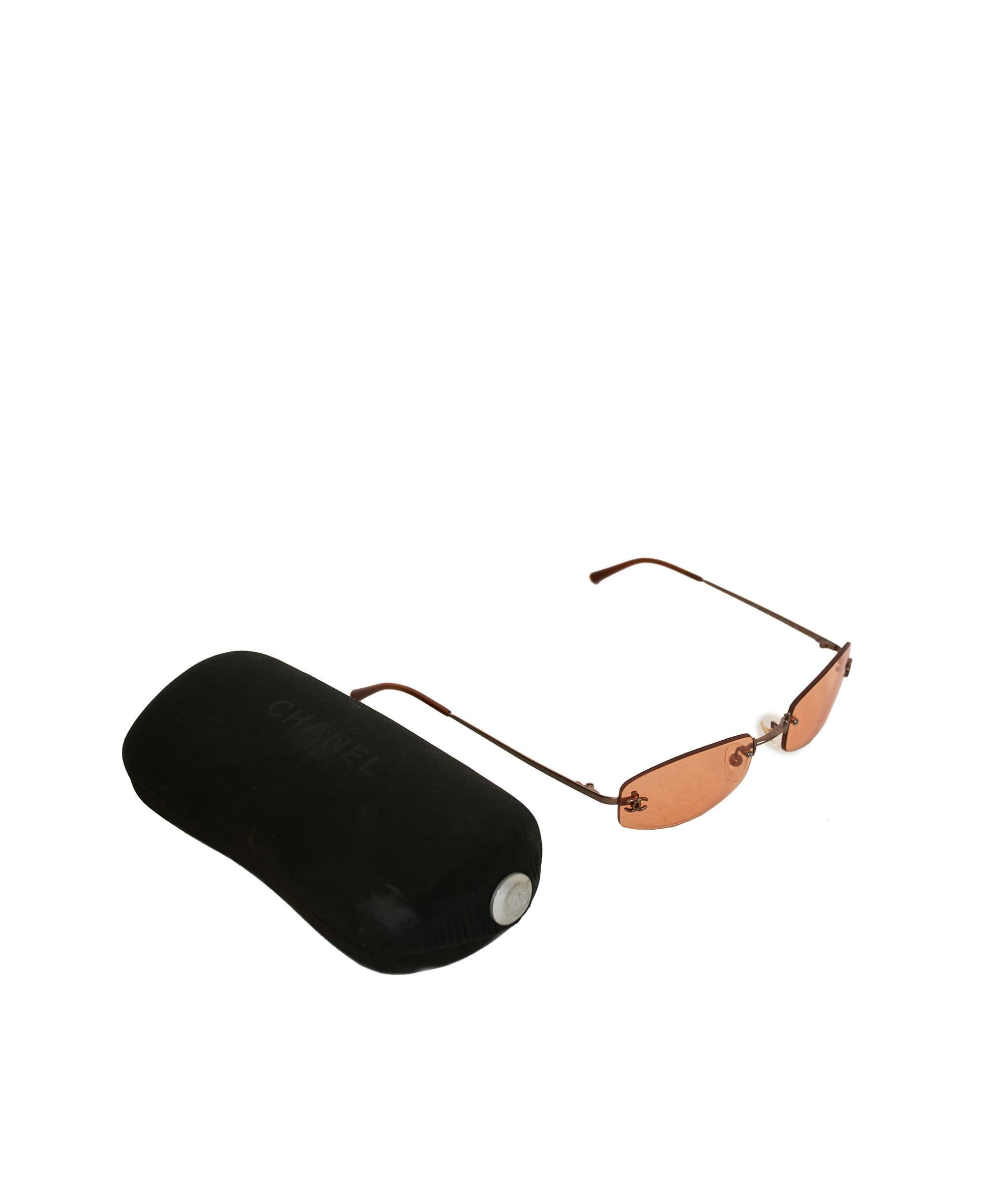 Chanel Chanel Rimless Brown Tinted Sunglasses - AWL1309