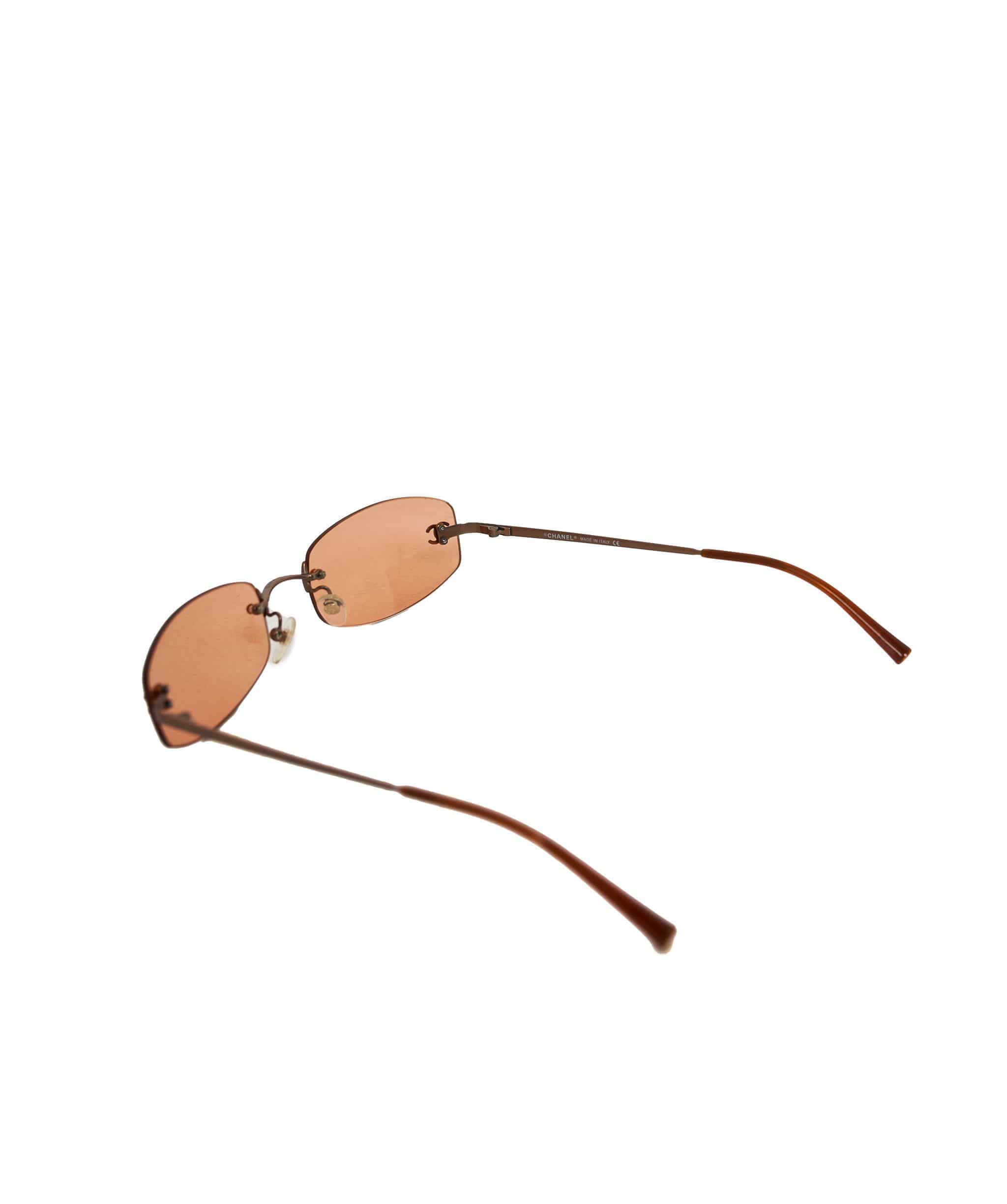 Chanel Chanel Rimless Brown Tinted Sunglasses - AWL1309