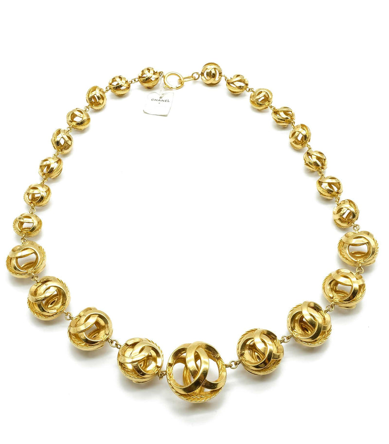 Chanel Chanel round CC ball logo necklace - AWL2595